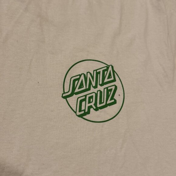 VTG Santa Cruz Y2K 2000s Tee Shirt Men's Size Large Brown Graphic Print - Picture 3 of 4